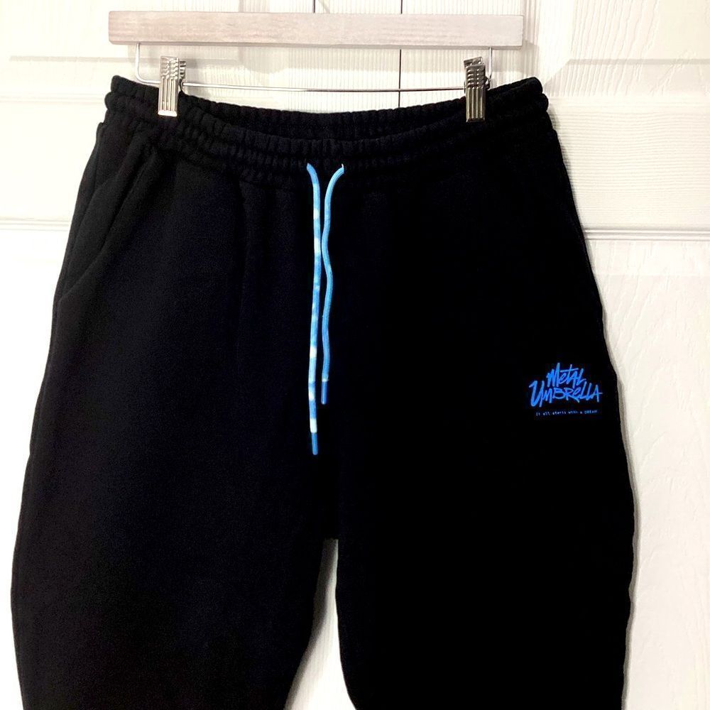 Metal Umbrella Brand Joggers Sweatpants Black L Men's - Picture 5 of 14